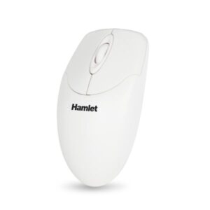 Hamlet Mouse OEM MOUSE – USB 1000 DPI 2 TASTI + SCROLL BIANCO