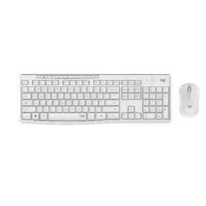 Logitech Kit Tastiera e Mouse MK295 SILENT WIRELESS COMBO – OFF WHITE – ITA – MEDITER