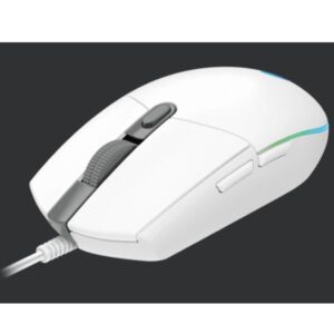 Logitech Mouse Gaming LOGITECH G203 LIGHTSYNC GAMING MOUSE – WHITE – EMEA