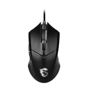 MSI Mouse Gaming OUT-PUR SYS MOUSE USB OPTICAL 4200DPI 6KEY WITH                       WHEEL BLACK CHUAND/91WX270700011  WHITE LIGHT/FOR MS-8ZB0 ROHS