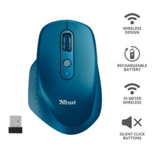 Trust Mouse OZAA RECHARGEABLE S MOUSE BLUE