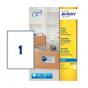 Avery Etichette Indirizzi / Pacchi ETICHETTE PER INDIRIZZI 99 1X 139  – ETICHETTE X FOGLIO N  1  (25FF.) (CONF.DA 25  ETICHETTE)