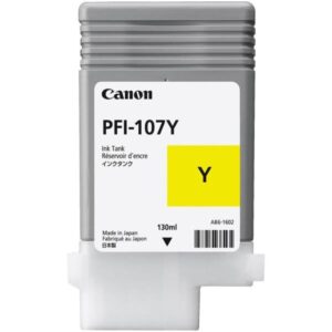 Canon CONSUMABILI PLOTTER YELLOW INK TANK PFI-107Y  (130 ML)