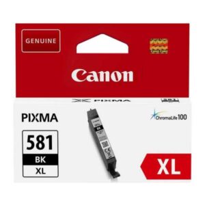 Canon CONSUMABILI STAMPANTI GETTO CLI-581XL BK Compatibile con PIXMA Serie TS9150, Serie TS8150, Serie TS6150, TR7550, TR8550