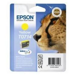 Epson CONSUMABILI STAMPANTI GETTO SINGLEPACK YELLOW T0714 DURABRITE ULTRA INK