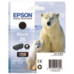 Epson CONSUMABILI STAMPANTI GETTO SINGLEPACK BLACK 26 CLARIA PREMIUM INK