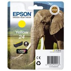 Epson CONSUMABILI STAMPANTI GETTO SINGLEPACK YELLOW 24 CLARIA PHOTO HD INK