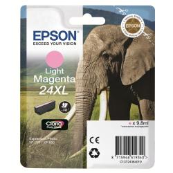 Epson CONSUMABILI STAMPANTI GETTO INCHIOSTRI CLARIA  PHOTO HD, 24XL, ELEFANTE, CONFEZIONE SINGOLA, 1 X  9,8 ML MAGENTA CHIARO, RF+AM