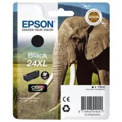 Epson CONSUMABILI STAMPANTI GETTO MATERIALE DI CONSUMO: CARTUCCE DI INCHIOSTRO, INCHIOSTRI CLARIA  PHOTOHD, 24XL, ELEFANTE, CONFEZIONE SINGOLA, 1 X 10,0 ML NERO, RF+AM