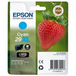 Epson CONSUMABILI STAMPANTI GETTO CARTUCCE DI INCHIOSTRO  INCHIOSTRI CLARIA  HOME  29  FRAGOLE          CONFEZIONE SINGOLA  1 X 6 4 ML CIANO  ELEVATA  XL  RF AM