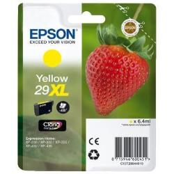 Epson CONSUMABILI STAMPANTI GETTO ARTUCCE DI INCHIOSTRO  INCHIOSTRI CLARIA  HOME  29  FRAGOLE           CONFEZIONE SINGOLA  1 X 6 4 ML GIALLO  STANDARD  XL