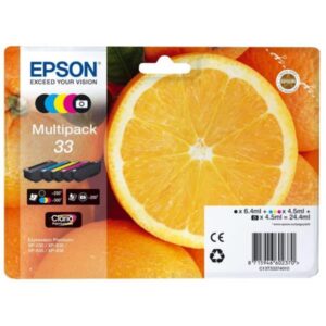 Epson CONSUMABILI STAMPANTI GETTO MULTIPACK 5-COLOURS 33XL CLARIA PREMIUM INK