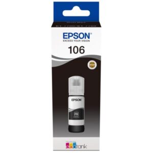 Epson CONSUMABILI STAMPANTI GETTO 106  FLACONE DI INCHIOSTRO NERO FOTO DA 70 ML