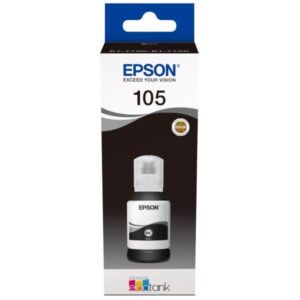 Epson CONSUMABILI STAMPANTI GETTO 105  FLACONE DI INCHIOSTRO NERO DA 140 ML