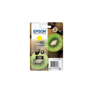 Epson CONSUMABILI STAMPANTI GETTO INCHIOSTRI CLARIA  PREMIUM, 202, KIWI, CONFEZIONE SINGOLA, 1 X        4,1 ML GIALLO, STANDARD, RF+AM