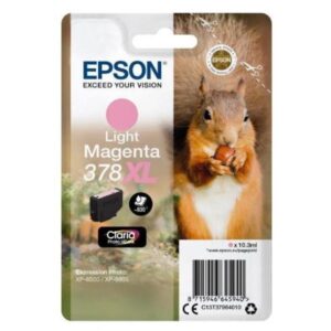 Epson CONSUMABILI STAMPANTI GETTO INCHIOSTRI CLARIA  PHOTO HD, 378XL, SCOIATTOLO, CONFEZIONE SINGOLA, 1 X 10,3 ML MAGENTA CHIARO, ELEVATA, XL