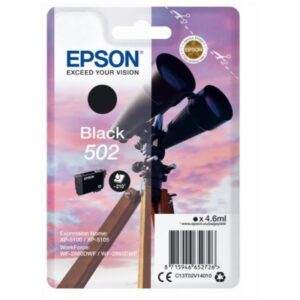 Epson CONSUMABILI STAMPANTI GETTO T02V1 BINOCOLO NERO 502 SERIES    210 PAGES (CARTUCCIA INCHIOSTRO CON ANT.)