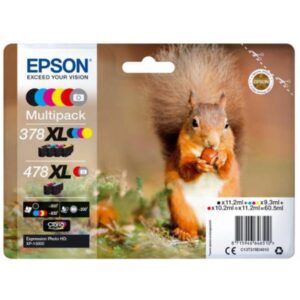 Epson CONSUMABILI STAMPANTI GETTO MULTIPACK 6-COLOURS 378XL / 478XL CLARIA PHOTO HD INK