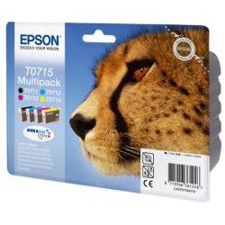 Epson CONSUMABILI STAMPANTI GETTO MULTIPACK 4-COLOURS T0715 DURABRITE ULTRA INK