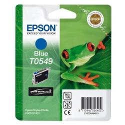 Epson CONSUMABILI STAMPANTI GETTO CARTUCCE DI INCHIOSTRO  ULTRACHROME   T0549                           RANA  CONFEZIONE SINGOLA  1 X 13 0 ML BLU