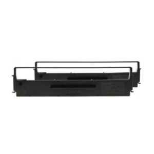 Epson CONSUMABILI STAMPANTI AGHI SIDM BLACK RIBBON CARTRIDGE FOR LX-350/300+/300+II, DUALPACK          (C13S015647)