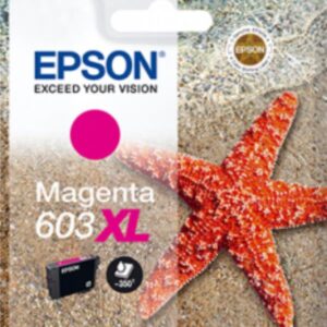 Epson CONSUMABILI STAMPANTI GETTO MATERIALE DI CONSUMO: CARTUCCE DI INCHIOSTRO  603XL  STELLA MARINA    CONFEZIONE SINGOLA  1 X 4 0 ML MAGENTA  XL  RF+AM