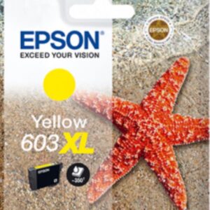 Epson CONSUMABILI STAMPANTI GETTO MATERIALE DI CONSUMO: CARTUCCE DI INCHIOSTRO  603XL  STELLA MARINA    CONFEZIONE SINGOLA, 1 X 4,0 ML GIALLO, XL, RF+AM