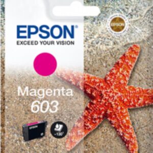 Epson CONSUMABILI STAMPANTI GETTO MATERIALE DI CONSUMO: CARTUCCE DI INCHIOSTRO  603  STELLA MARINA      CONFEZIONE SINGOLA, 1 X 2,4 ML MAGENTA, XL, RF+AM