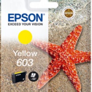 Epson CONSUMABILI STAMPANTI GETTO MATERIALE DI CONSUMO: CARTUCCE DI INCHIOSTRO  603  STELLA MARINA      CONFEZIONE SINGOLA, 1 X 2,4 ML GIALLO, STANDARD, RF+AM