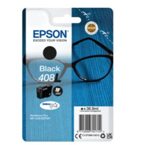 Epson CONSUMABILI STAMPANTI GETTO SINGLEPACK BLACK 408L DURABRITE ULTRA INK