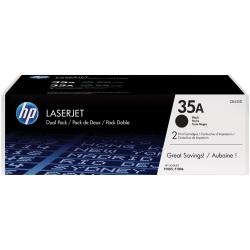 HP Inc CONSUMABILI STAMPANTI LASER CONFEZIONE DA DUE CARTUCCE DI STAMPA DI NERO HP LASERJET CB435A