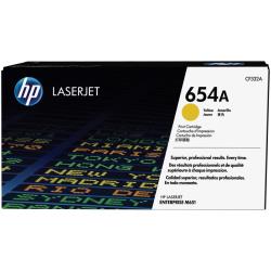 HP Inc CONSUMABILI STAMPANTI LASER HP 654A Yellow Original LaserJet Toner Cartridge (CF332A)