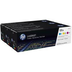 HP Inc CONSUMABILI STAMPANTI LASER HP 131A CYM Tri-pack LaserJet Toner Cartridge (U0SL1AM)