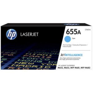 HP Inc CONSUMABILI STAMPANTI LASER HP 655A Cyan Original LaserJet Toner Cartridge (CF451A)