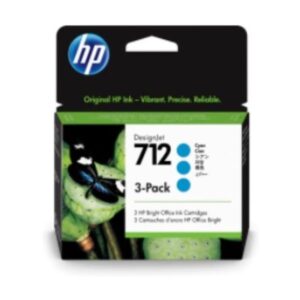 HP Inc CONSUMABILI STAMPANTI GETTO HP 712 3-Pack 29-ml Cyan DesignJet Ink Cartridge