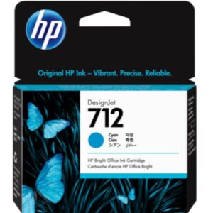 HP Inc CONSUMABILI STAMPANTI GETTO HP 712 29-ml Cyan DesignJet Ink Cartridge