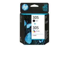 HP Inc CONSUMABILI STAMPANTI GETTO Confezione da 2 cartucce di inchiostro originale HP 305 in Tri-color/ nero