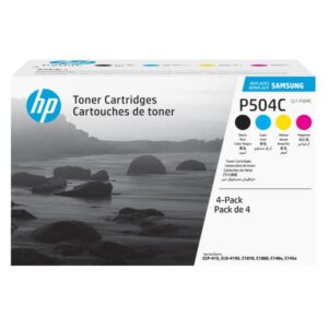 HP Inc CONSUMABILI STAMPANTI LASER Confezione da 4 cartucce toner nero/ciano/magenta/giallo originali Samsung CLT-P504C