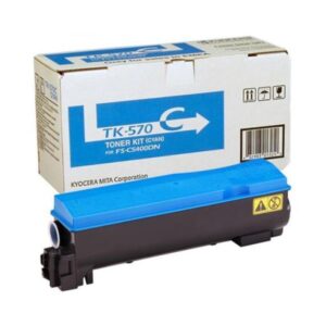 Kyocera CONSUMABILI STAMPANTI LASER TONER KIT CIANO (TK 570C) PER FS-C5400DN DURATA 12.000 PAGINE IN FORMATO A4 (ISO/EC 19798)