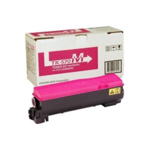 Kyocera CONSUMABILI STAMPANTI LASER TONER KIT MAGENTA (TK 570M) PER FS-C5400DN DURATA 12.000 PAGINE IN FORMATO A4 (ISO/EC 19798)