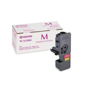 Kyocera Consumabili Multifunzione Laser TONER MAGENTA TK-5230M PER ECOSYS P5021CDN/CDW / ECOSYS M5521CDN/CDW – ALTA CAPACITA 2600 PAGINE IN FORMATO A4 (ISO/IEC 19798)