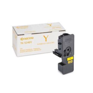 Kyocera Consumabili Multifunzione Laser TONER GIALLO TK-5240Y PER ECOSYS P5026CDN/CDW / ECOSYS M5526CDN/CDW – CAPACITA 3000 PAGINE IN FORMATO A4 (ISO/IEC 19798)