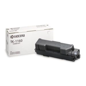 Kyocera CONSUMABILI STAMPANTI LASER TONER NERO TK-1160 PER ECOSYS P2040DN/DW                              CAPACITÀ 7200 PAGINE IN FORMATO A4