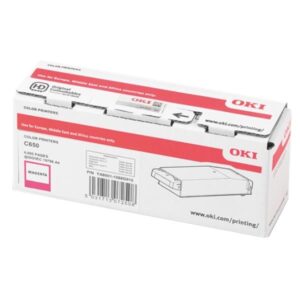 Oki Consumabili Multifunzione Laser Magenta toner cartridge 6K x c650