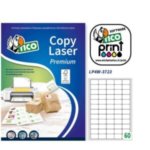 Tico Etichette Indirizzi / Pacchi Etichette bianche angoli arrotondati – Laser/Laser a colori/Inkjet/Copiatrici – 37 5×23 5 – 100 ff