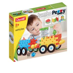 Quercetti Giochi di Creatività Jumbo Peggy Vehicles