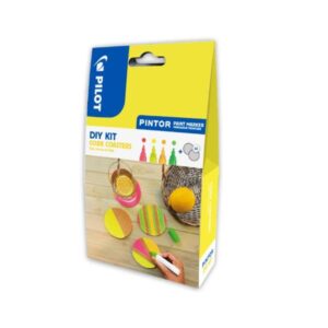 Pilot Marcatori PINTOR – DIY KIT – CORK COSTER (4 PINTOR EF neon red  neon yellow orange  green )