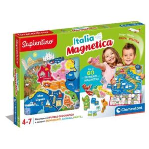 Clementoni Giochi scientifici Geo Puzzle Magnetico Italia