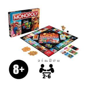 Hasbro Giochi da Tavolo MONOPOLY SUPER MARIO MOVIE