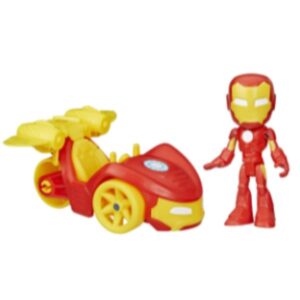 Hasbro Action Figures SPIDEY VEICOLO CON PERSONAGGIO E ACCESSORI – IRON RACER